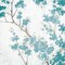 Teal Cherry Blossoms II on Cream Aged no Bird Poster Print by Danhui Nai - Item # VARPDX31635